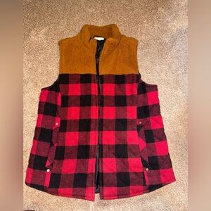 Maurices Buffalo Plaid Vest